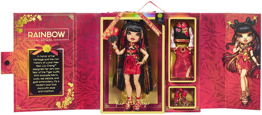 Кукла Rainbow High CNY PREMIUM COLLECTOR DOLL LILY CHENG Кукла Рейнбоу  Хайфешн Коллекционная Китайский Новый Год Лилу Ченг - купить с доставкой по  выгодным ценам в интернет-магазине OZON (591593710)