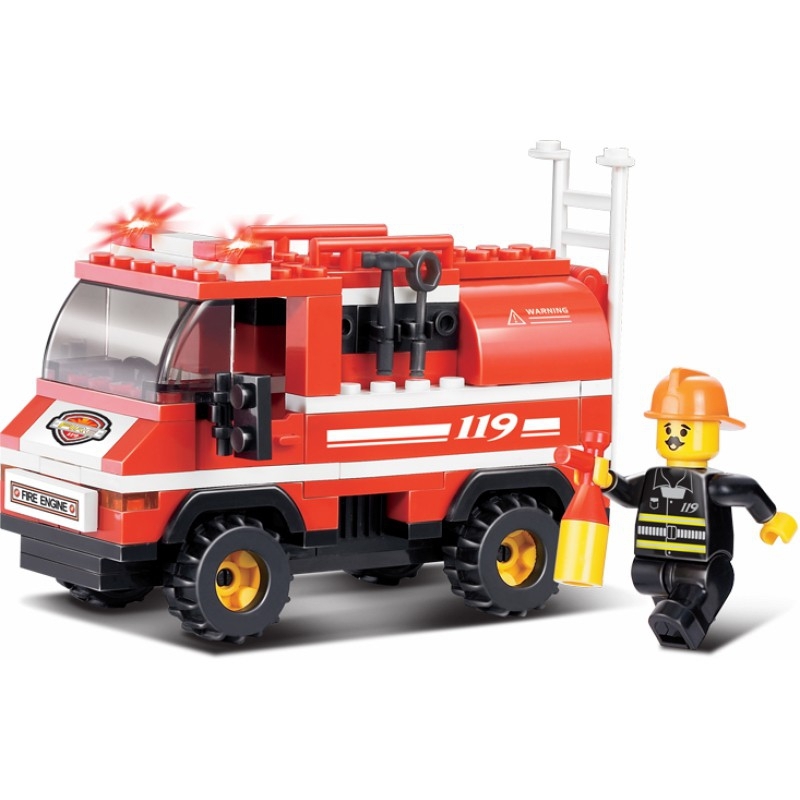 Конструктор BANBAO пожарные 8299 big Fire Truck