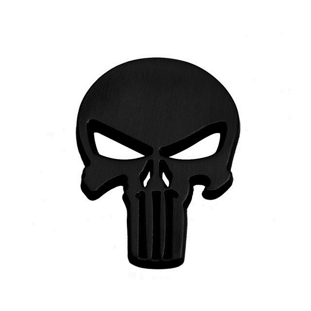 Punisher наклейка на капот