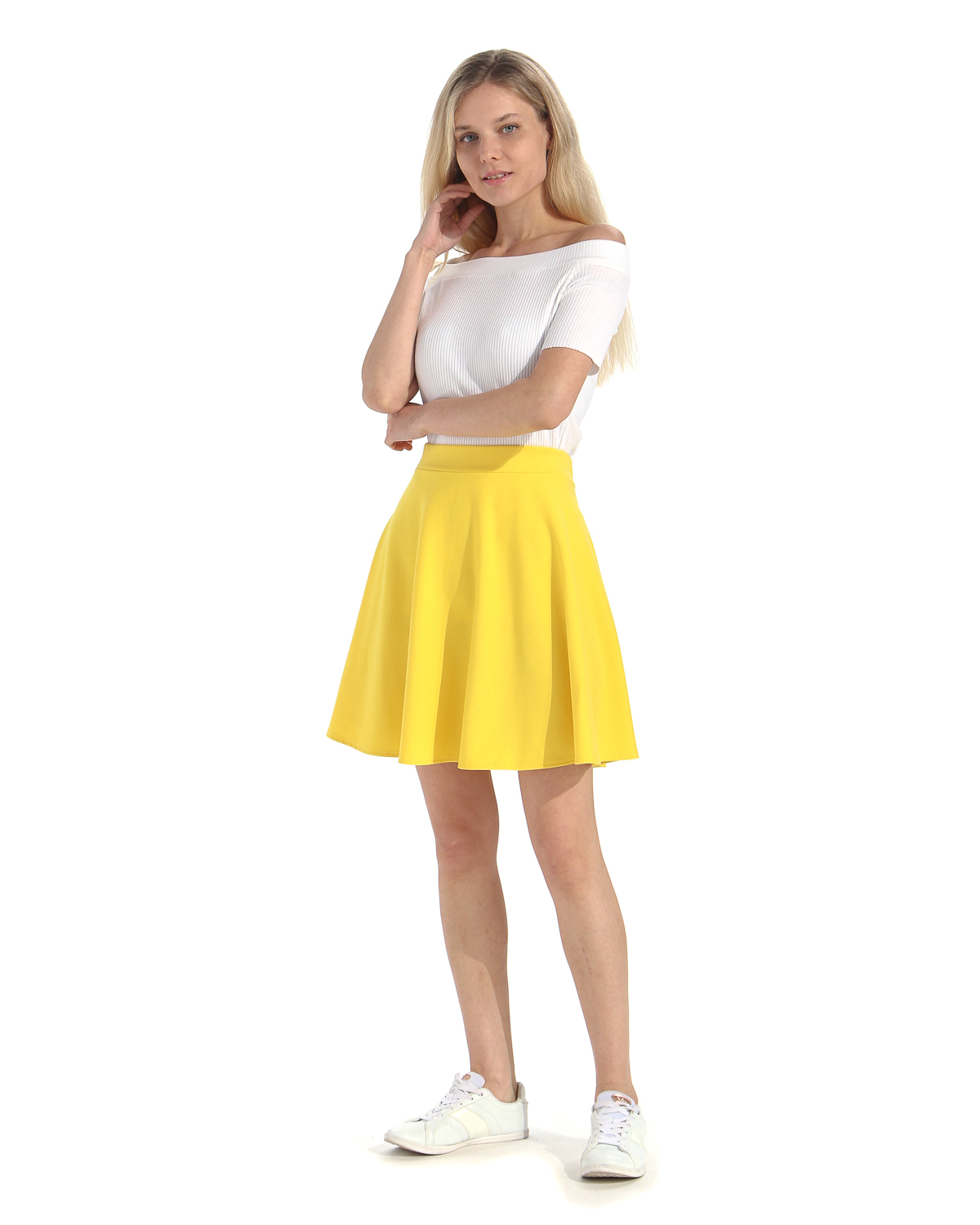 Желтая юбка детская