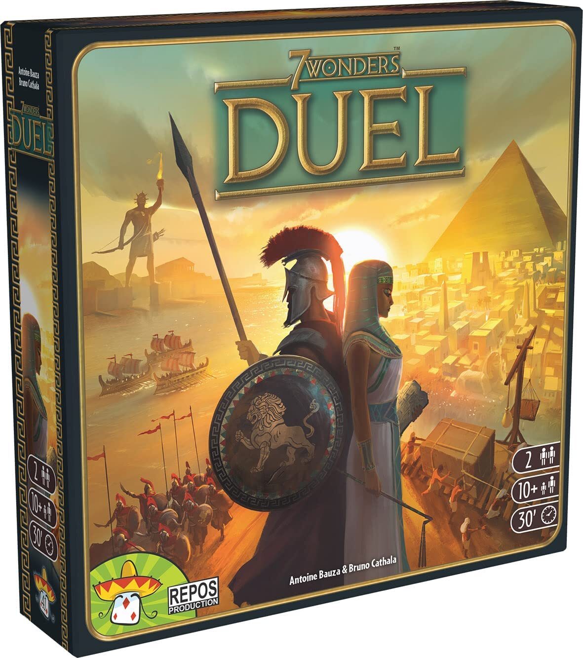 Настольная игра Asmodee 7 Чудес. Дуэль (7 Wonders Duel) на английском языке