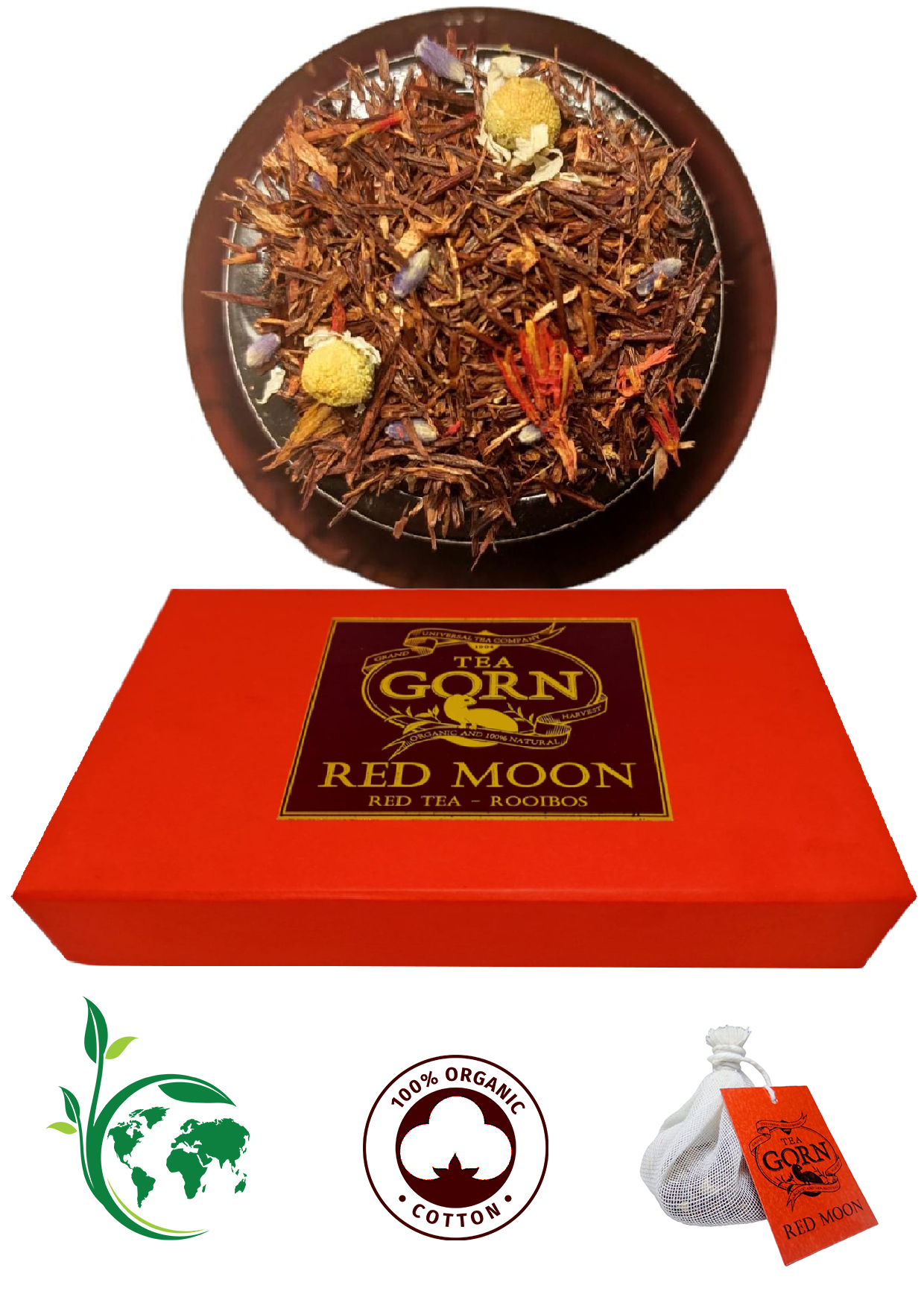 Мун красная. Чай ройбуш в капсулах. Чай TEAGORN PU-er Vintage 1999. Red Moon 2. Lunar Red 16x