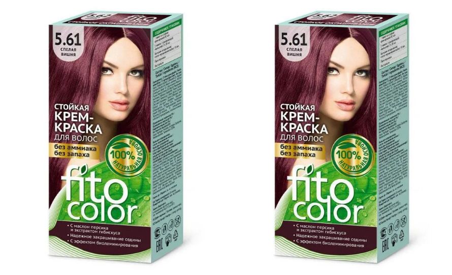 Fito color краска для волос махагон