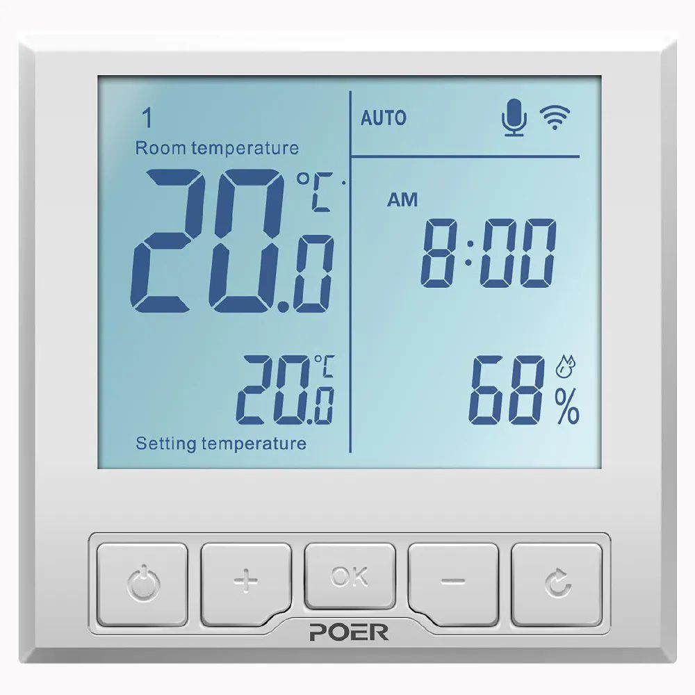 Электронный 26. Терморегулятор Poer PTC 26. Ptc26 Poer терморегулятор теплого пола. Poer PTC 20 Warter отопления WIFI термостат. Poer термостат e11.