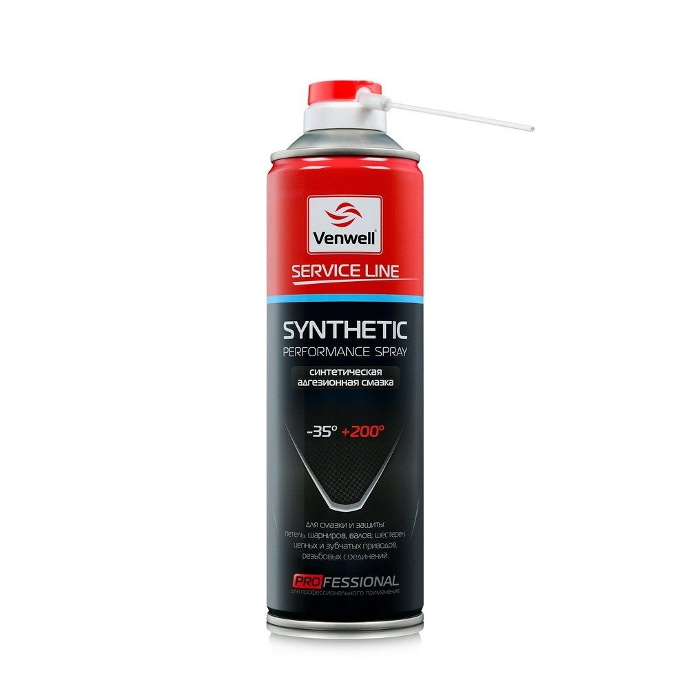 VENWELLСинтетическаяадгезионнаясмазкаSyntheticPerformanceSpray,500мл