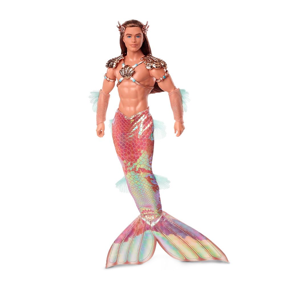 Кукла Barbie Signature King Ocean Ken Merman (Барби Король Океана Кен  Водяной) - купить с доставкой по выгодным ценам в интернет-магазине OZON  (712791043)