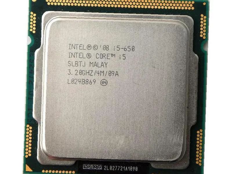 Процессор со встроенной графикой Socket LGA 1156 Intel Core i5 650 ( 2 ядра / 4 потока / 3200 МГц / 3,2 ГГц / кэш 4 Мб )