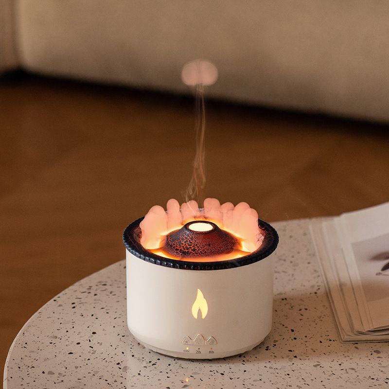 Аромадиффузор воздуха пламя. Flame Aroma Diffuser. Увлажнитель вулкан. Depulat Flame Air Diffuser.