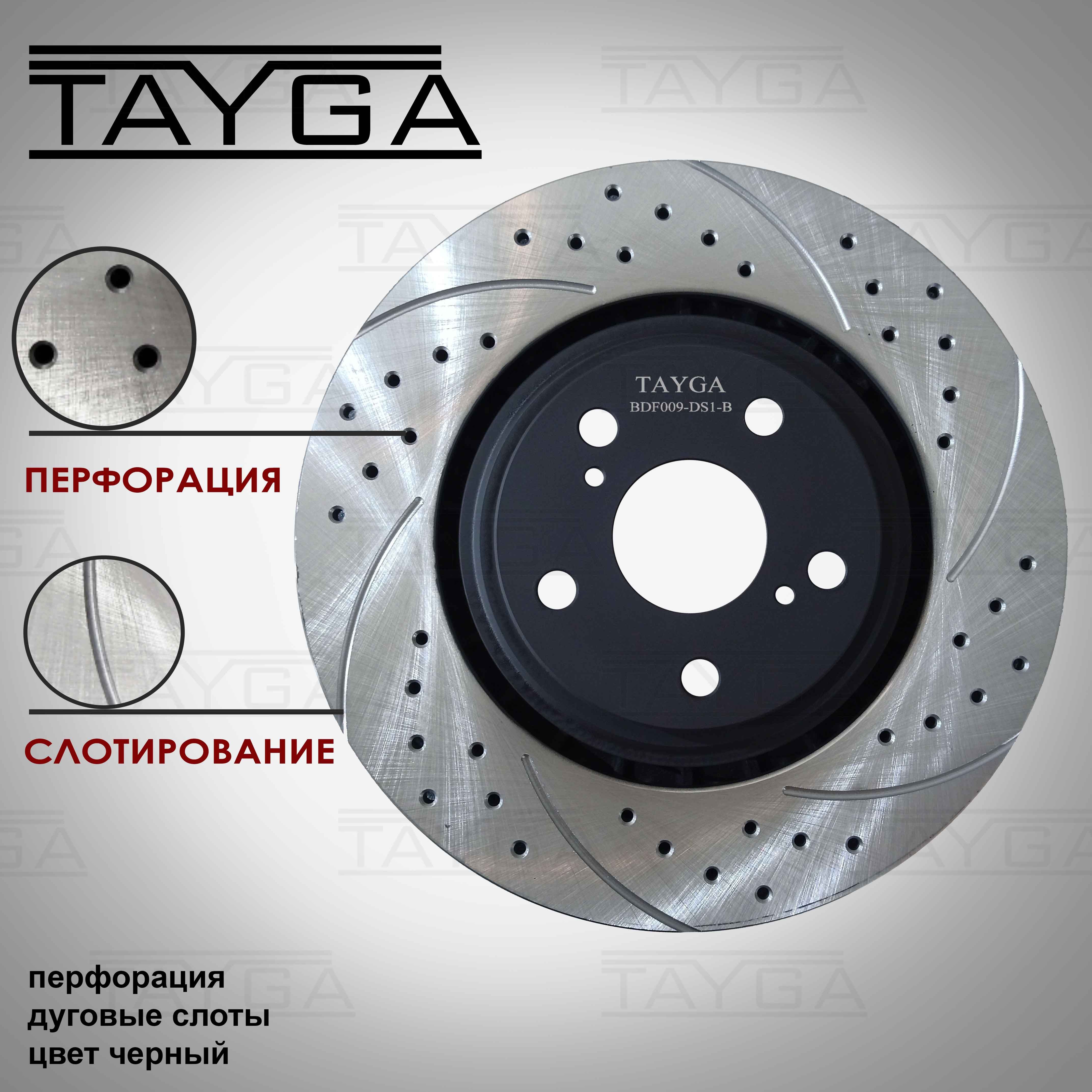 Тормозные диски TAYGA BDF015 (за 2 диска левый/правый) - купить по низкой  цене в интернет-магазине OZON (791415097)