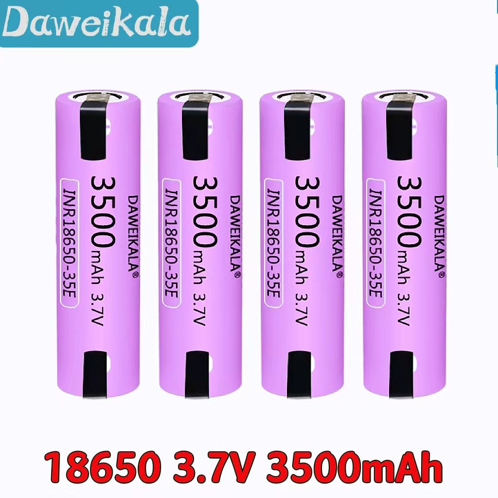 Аккумуляторная батарейка 18650, 3,7 В, 3500 мАч, 4 шт - купить с доставкой  по выгодным ценам в интернет-магазине OZON (827001617)