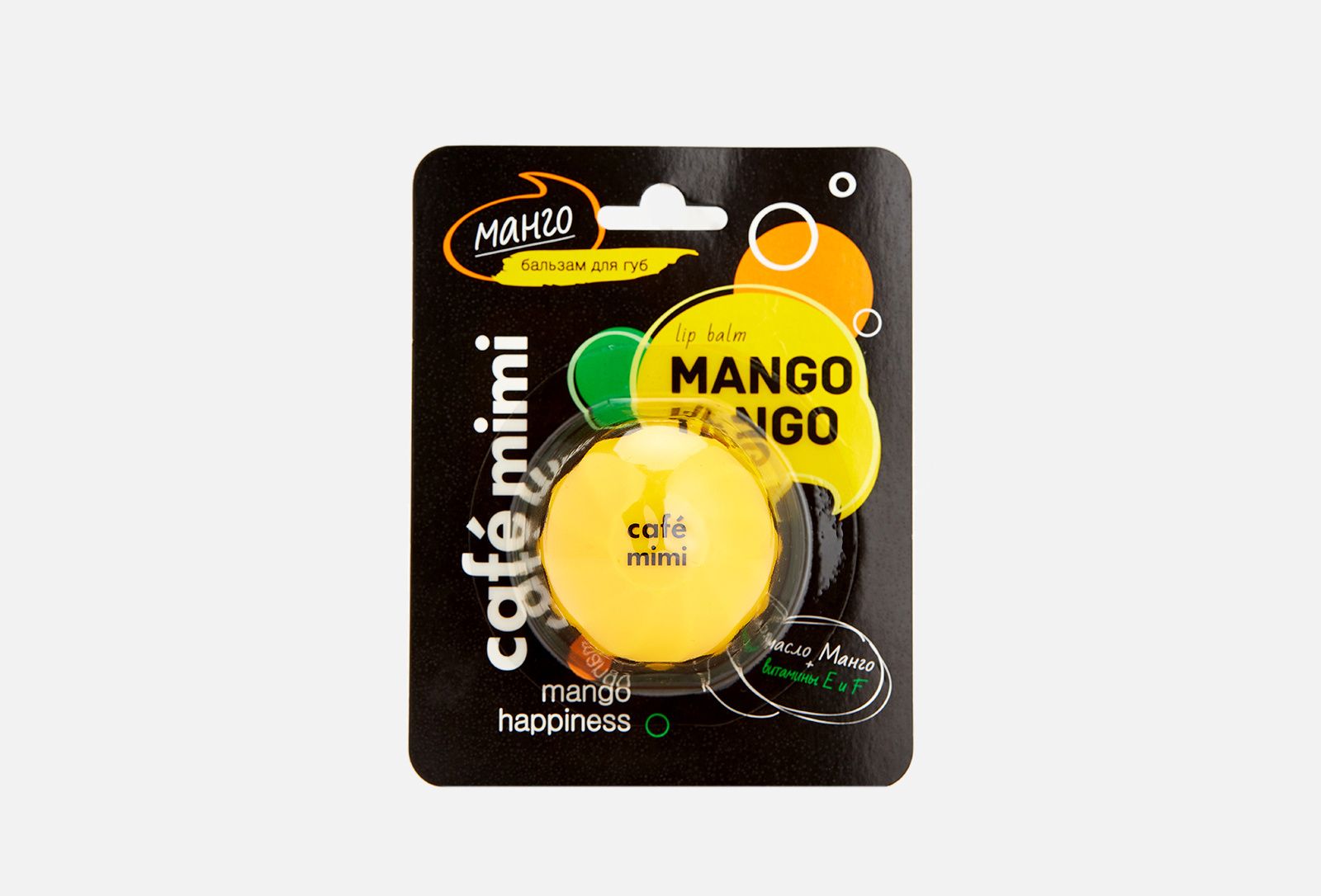 <b>Бальзам</b> <b>для</b> <b>губ</b> с ароматом <b>манго</b> Cafe Mimi <b>Mango</b> Tango оказывает интенсивно...