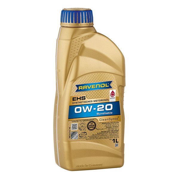 RAVENOLEHS0W-20Масломоторное,Синтетическое,1л