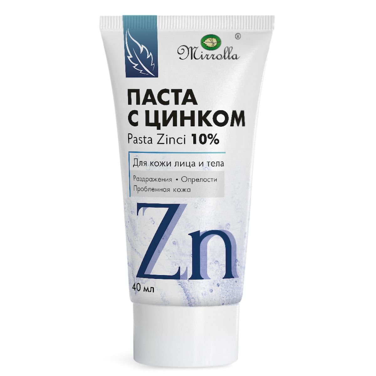 Цинковая паста от опрелостей. Mirrolla паста цинковая 40мл. Паста с цинком Мирролла. Цинковая паста Тверская фармацевтическая фабрика. Цинковая паста для лица и тела.