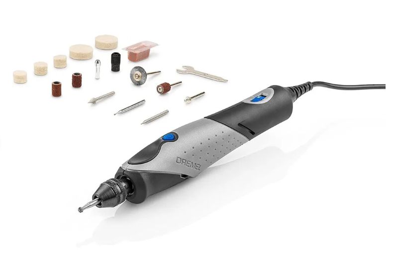 Hand on sale held dremel