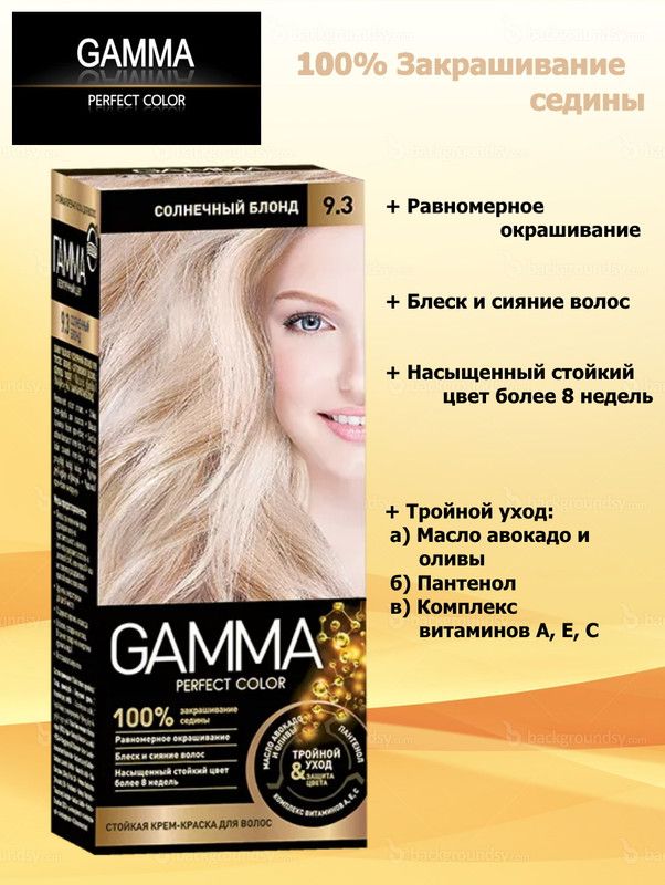 Крем-краска для волос gamma perfect color