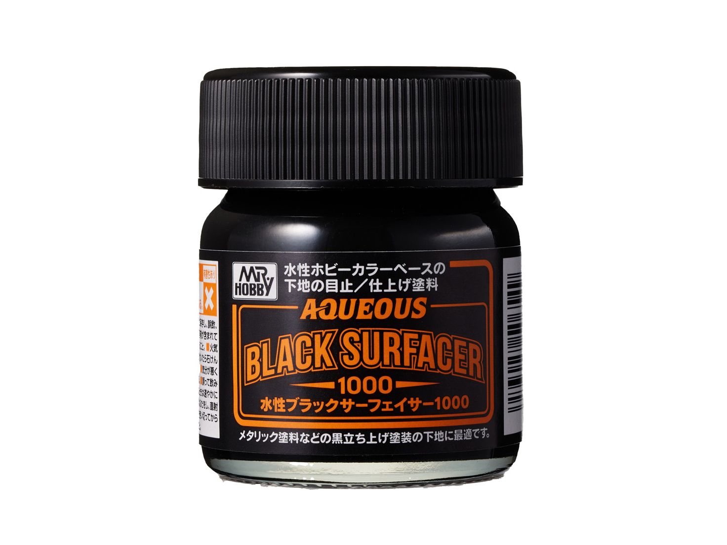 Mr.Hobby Грунтовка Mr.Aqueous Black Surfacer 1000 черная, 40мл.