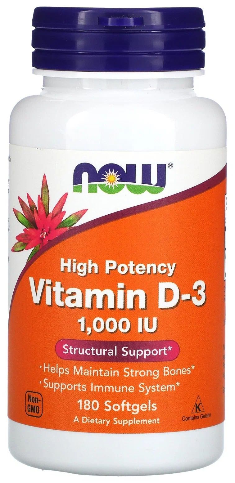 Now Vitamin D 3 Купить