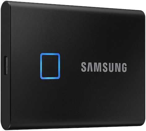 Samsung 500 ГБ Внешний SSD-диск T7 Touch (MU-PC500K/WW), черный