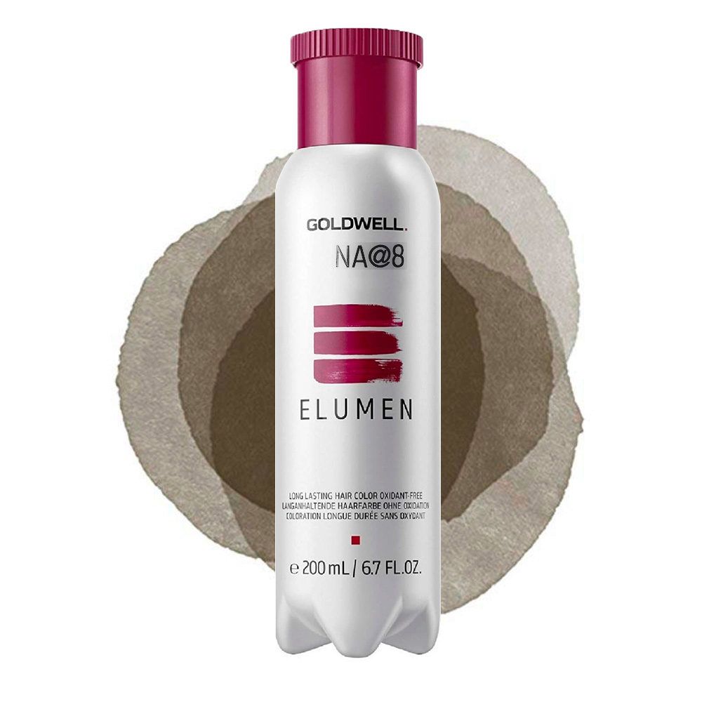 Goldwell Elumen Hair Color Краситель для элюминирования волос, NA@8  натуральный блонд, 200мл. - купить с доставкой по выгодным ценам в  интернет-магазине OZON (858202847)