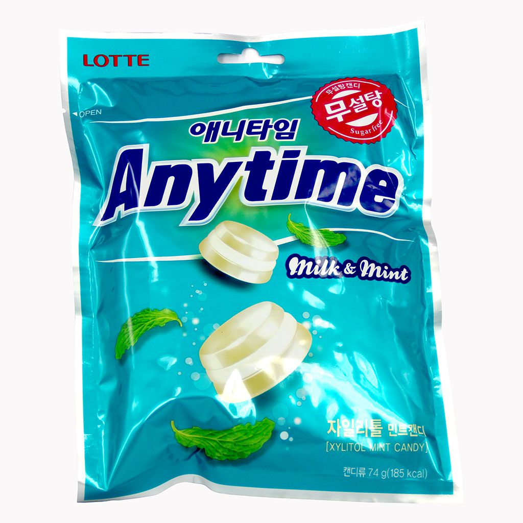 КонфетыБЕЗСАХАРАсксилитомAnytime(Энитайм)совкусоммолокаимяты60gr.