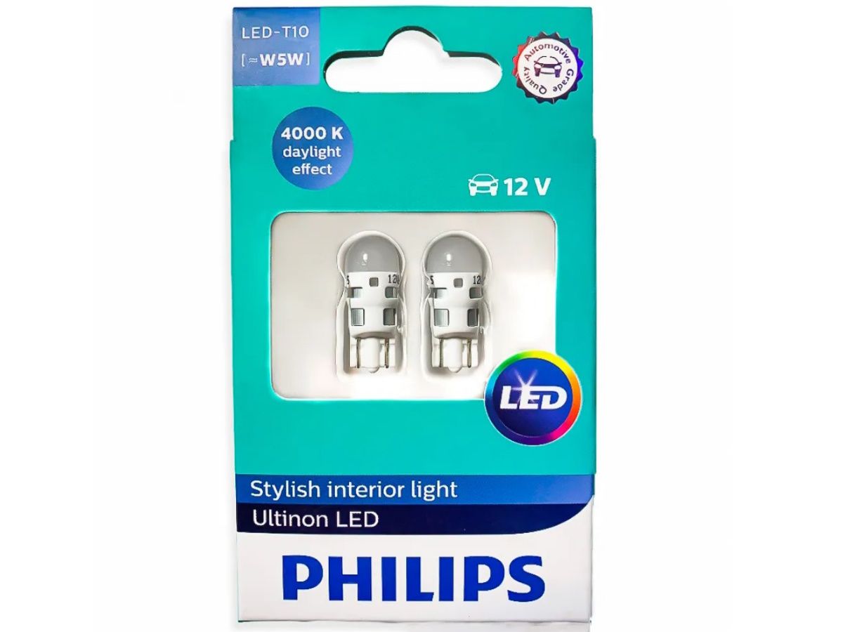 Филипс т. Philips w5w Ultinon led - 11961ulwx2. Лампа светодиодная Philips w5w t10 w2.1х9.5d led cool White 6000k блистер, 2шт 12v 11961ulwx2. Philips 5w5 led 6000k. W5w Philips 11961ulw4x2 4000k.