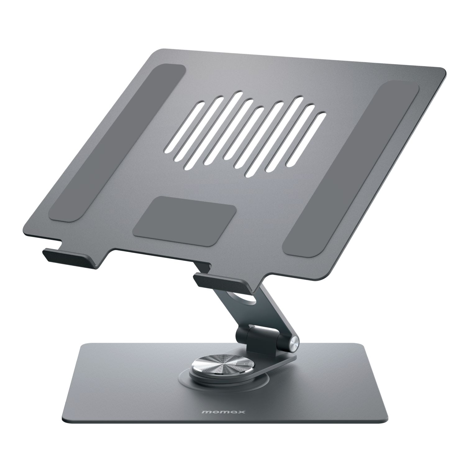 Подставка для ноутбука алюминиевая Momax Fold Stand Rotatable Tablet & Laptop Stand