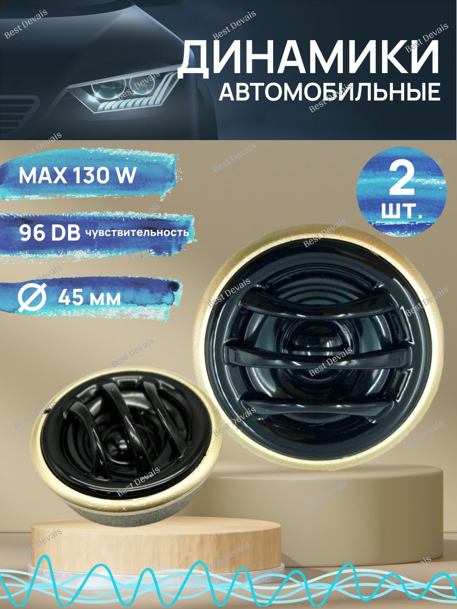 Автомобильные динамики Твитер TP-160 Tweeter 130W 13мм (пищалки) - купить  по выгодной цене в интернет-магазине OZON (398009992)