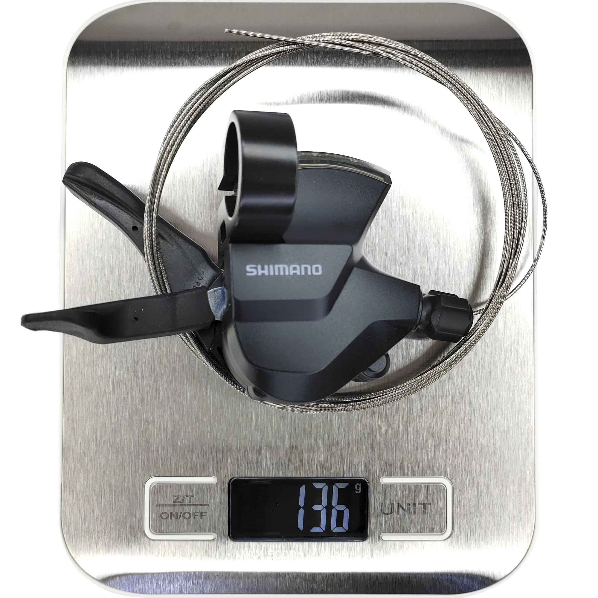 Shimano Шифтер (манетка) SL-M315, серия Altus, 8 скоростей, под правую руку, трос 205 см — Товары для велоспорта