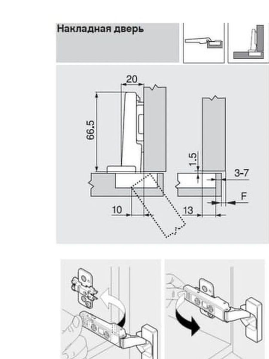 петля мебельная 110 градусов blum