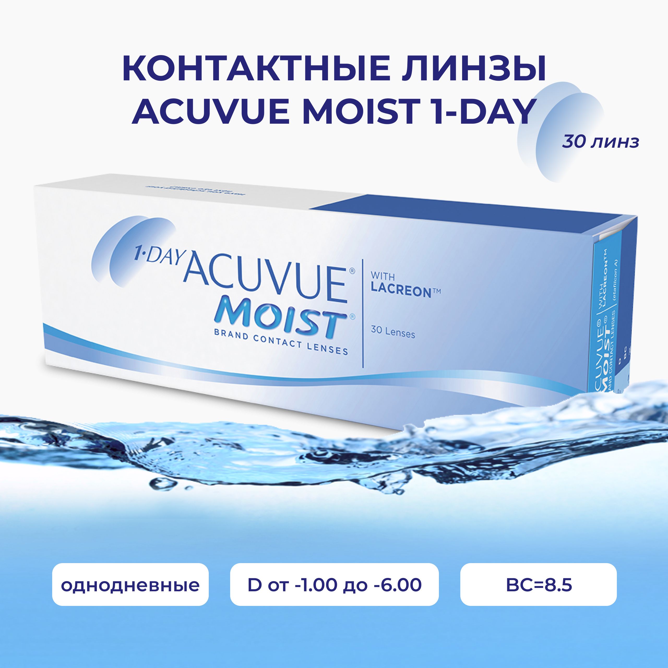 1-Day Acuvue moist 30. Линзы Air moist 1 Day Premium. Акувью Мойст. Акувью Мойст материал.