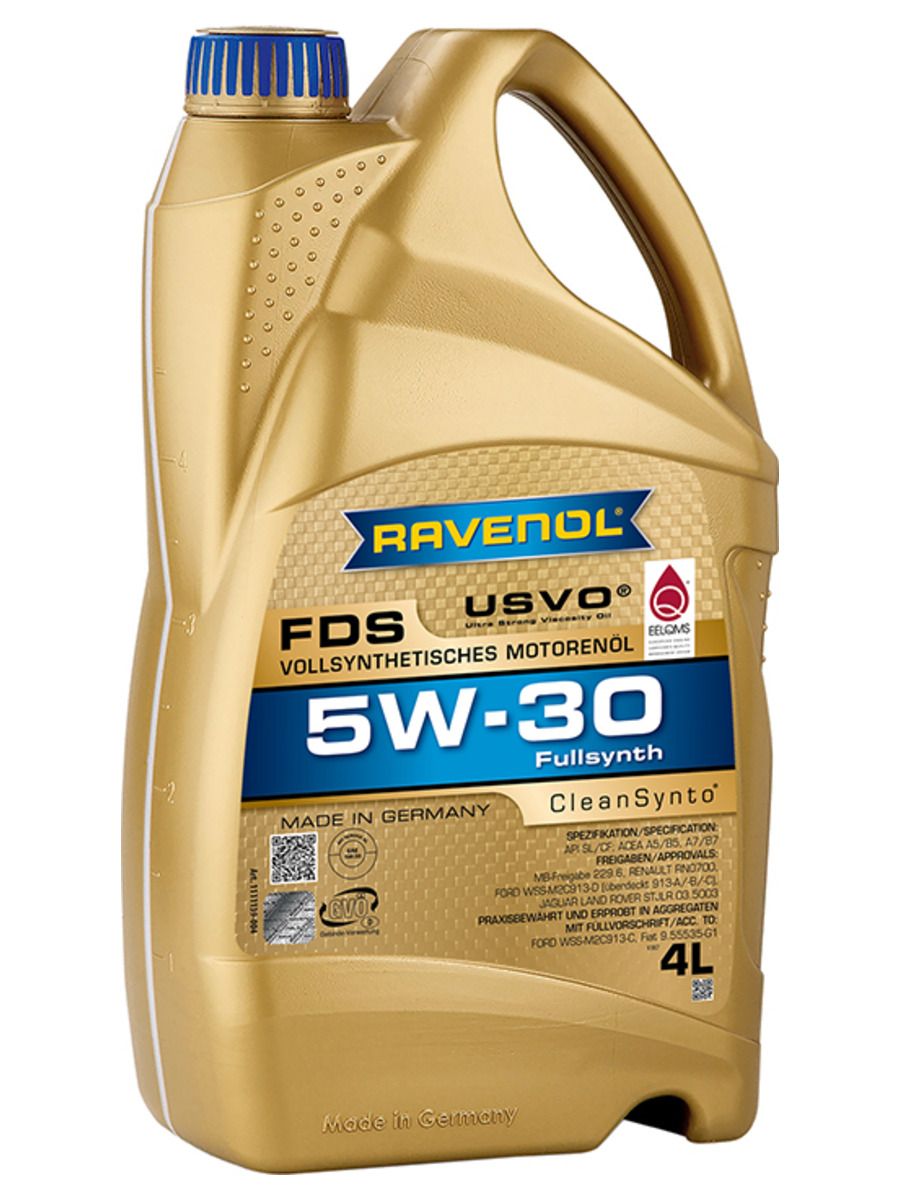 RAVENOLFDS5W-30Масломоторное,Синтетическое,4л