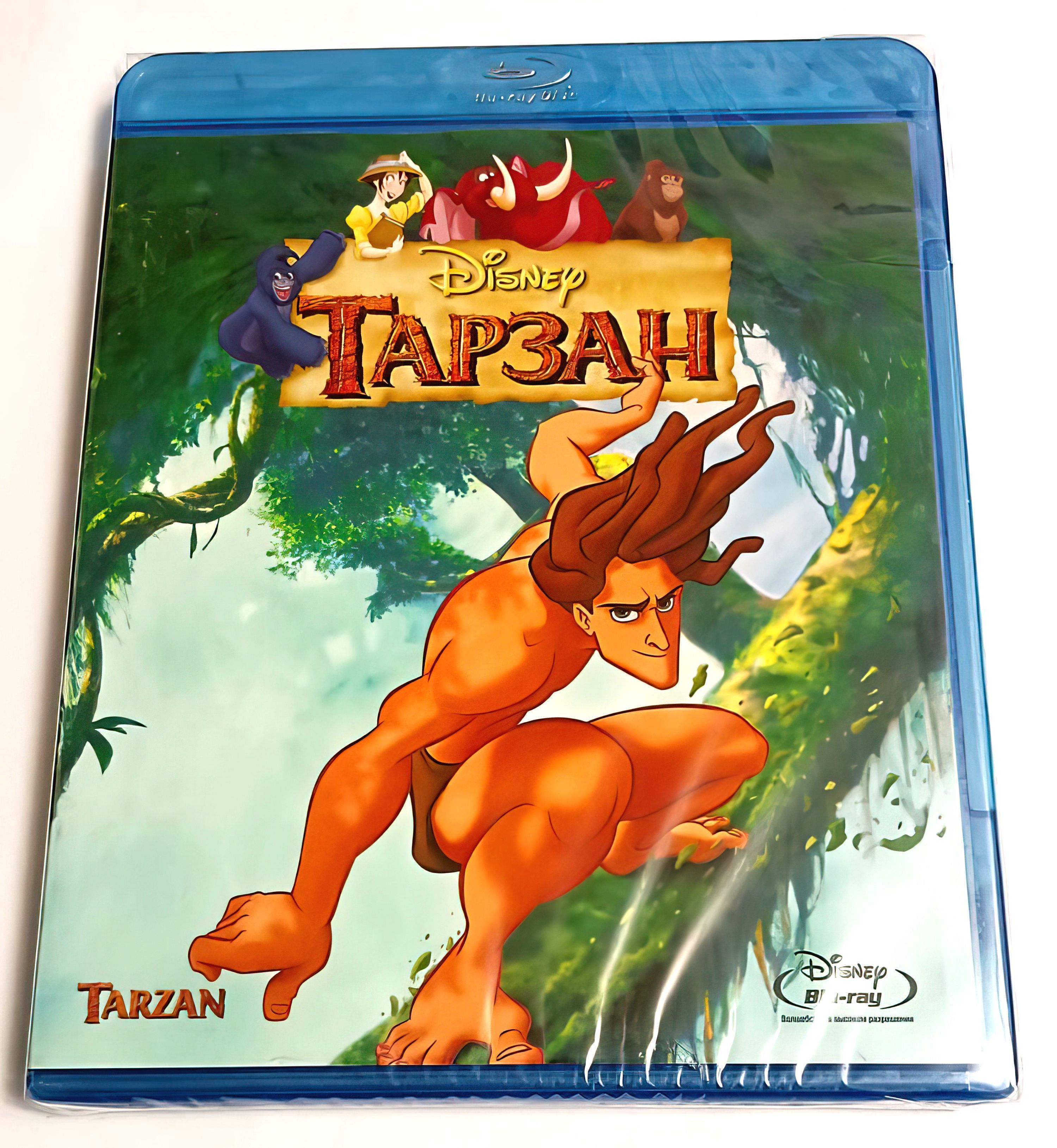 Disney. Тарзан (1999, Blu-ray, полнометражный мультфильм) мюзикл,  мелодрама, комедия, приключения для всей семьи от Криса Бака и Кевина Лима  / 6+ - купить с доставкой по выгодным ценам в интернет-магазине OZON  (890785783)