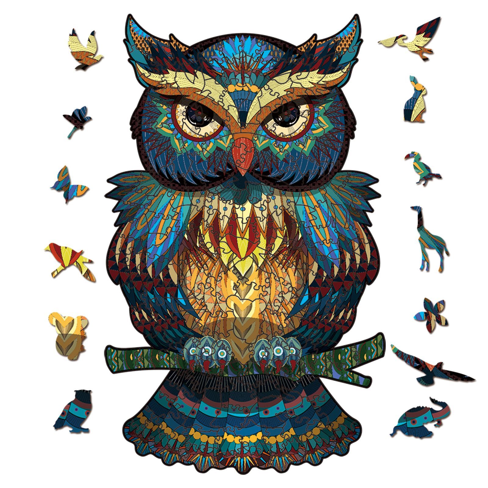 Forest Owl Wood Puzzle