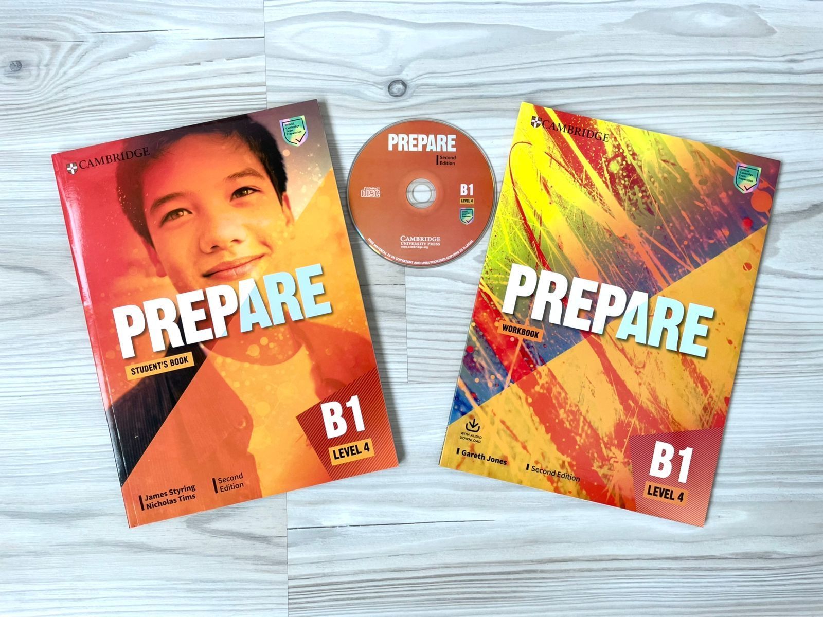 Prepare 4 . Level 4 B1 :Комплект-Учебник+Рабочая Тетрадь+Диск - купить с  доставкой по выгодным ценам в интернет-магазине OZON (899481336)