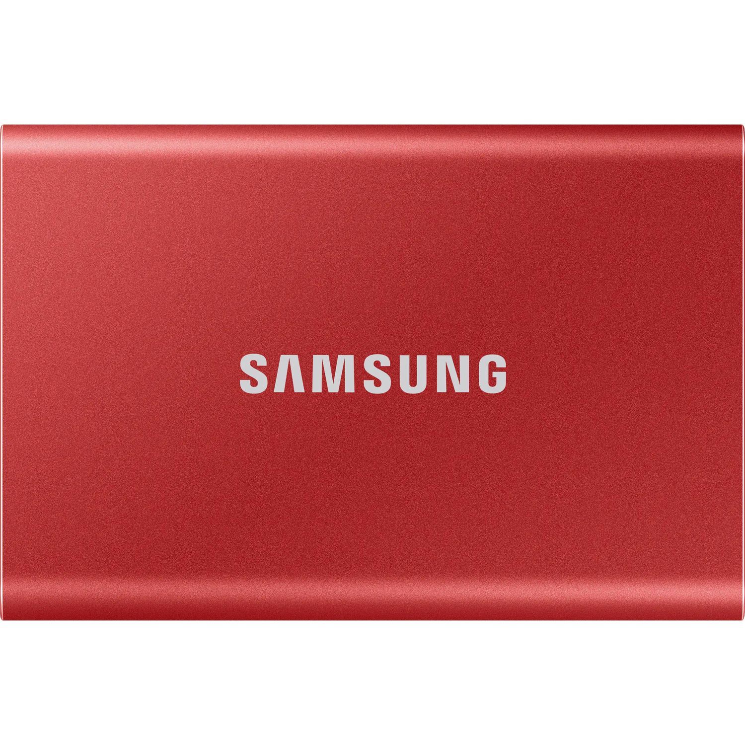 1 ТБ внешний SSD диск Samsung T7 USB 3.2 Gen2 (MU-PC1T0R/WW), красный металлик