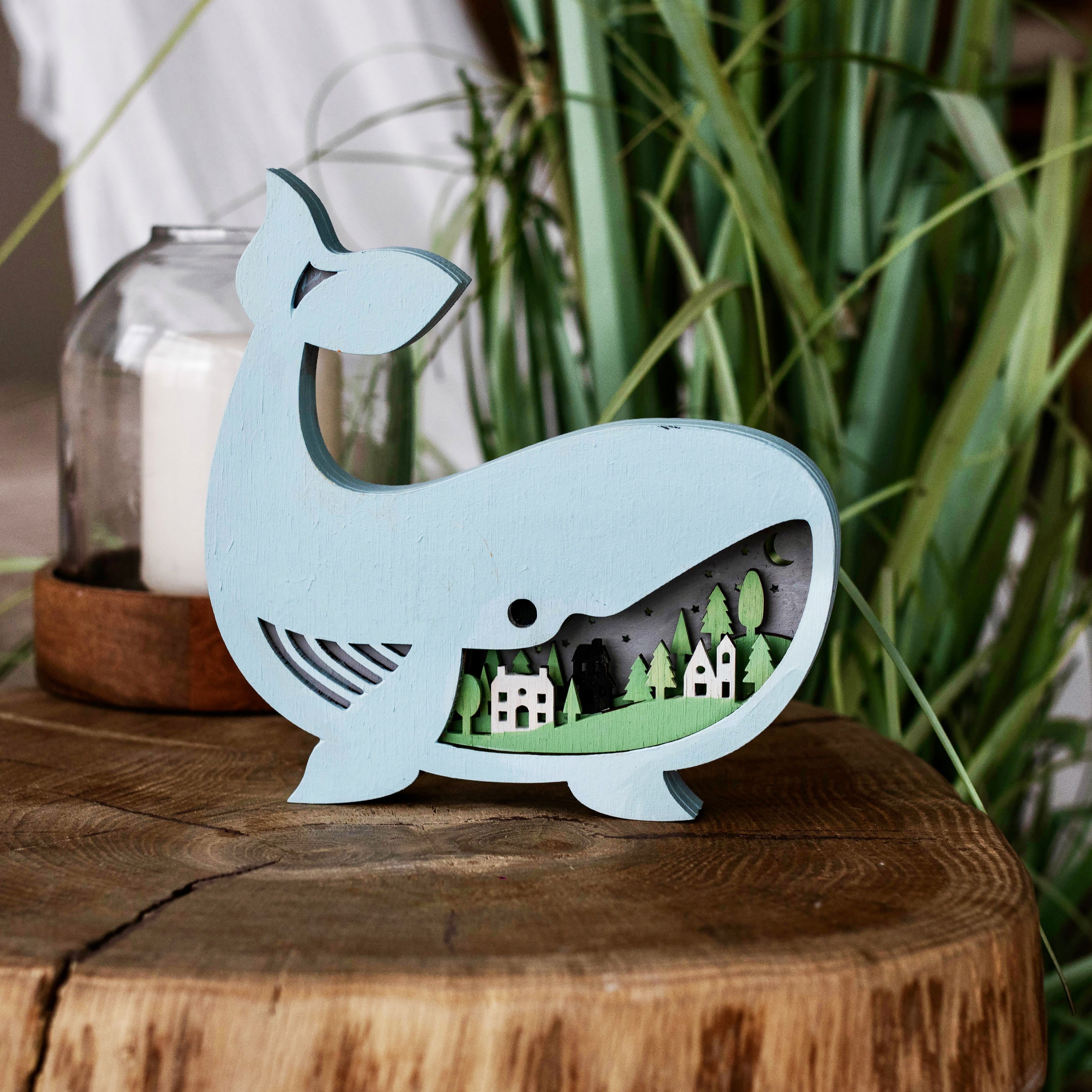 Набор для раскрашивания 3 D раскраска из дерева Китенок( с красками)