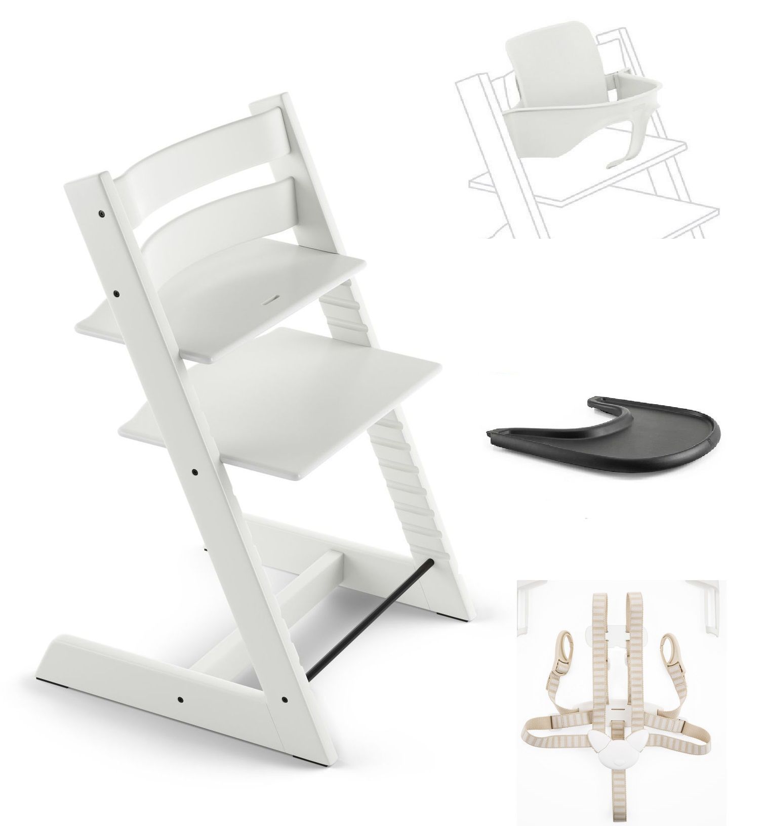 Ремни безопасности для стульчика stokke tripp trapp