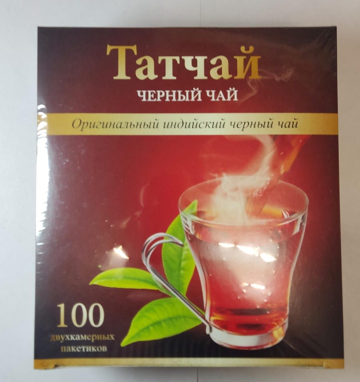 ЧерныйчайТатчай,100пакетиков.