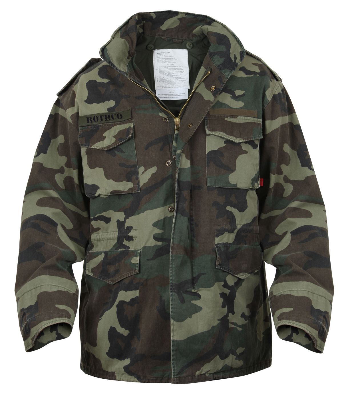 M-65 Woodland Camouflage field Jacket