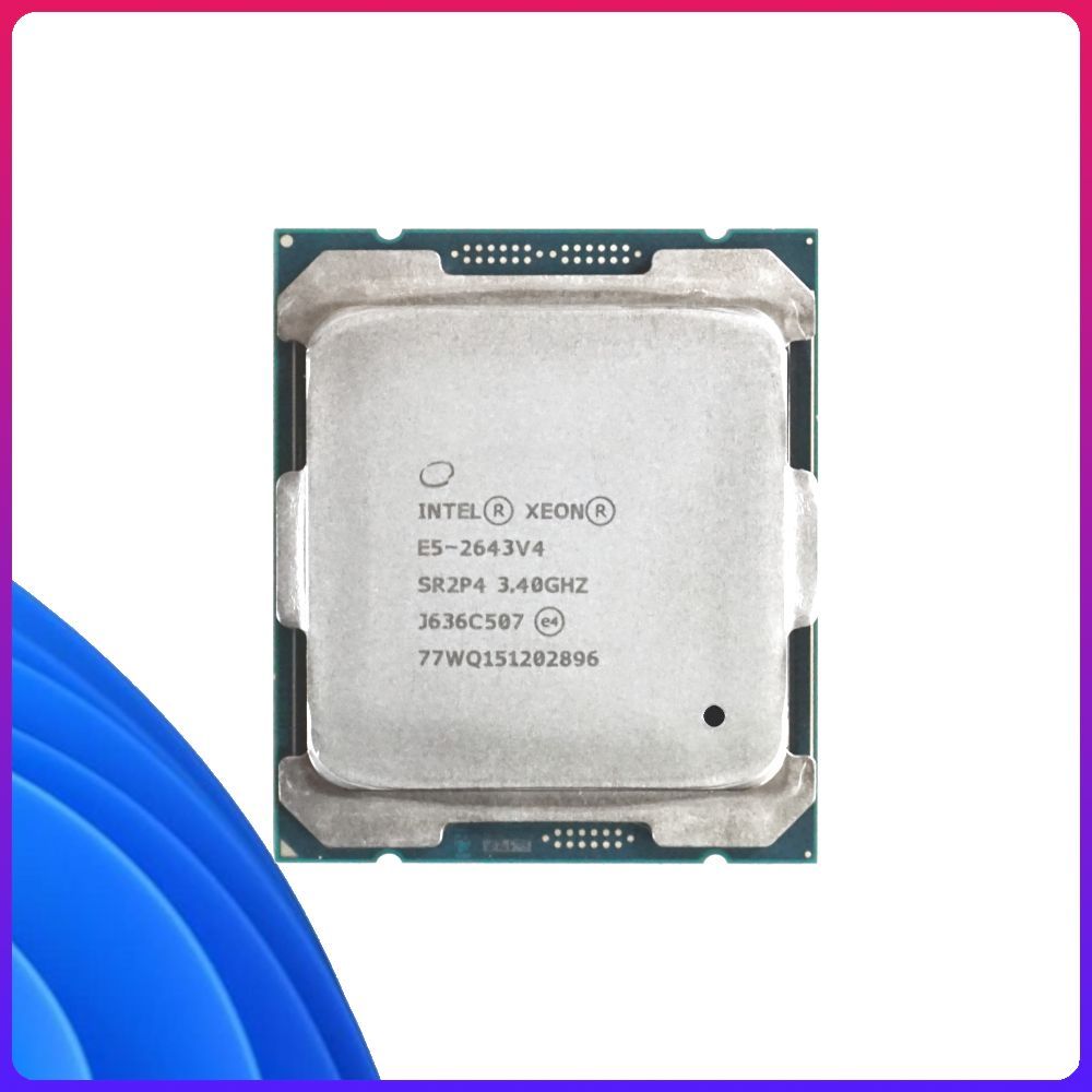 IntelПроцессорXeonE5-2643v4OEM(безкулера)