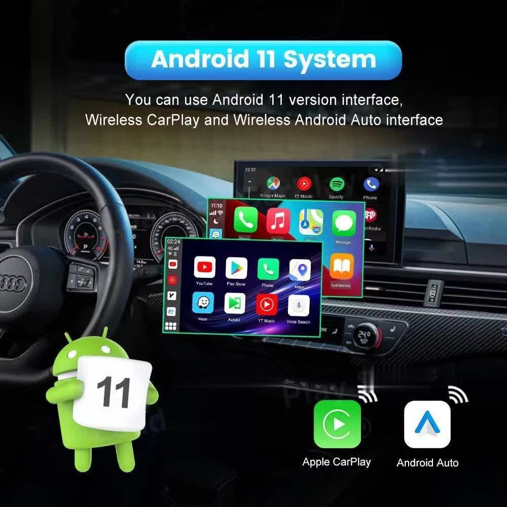 CarPlay Mini Ai TV Box Andoroid 11 Беспроводной CarPlay Android авто для  Audi Bmw Mazda Toyota Netflix YouTube 3G LTE 32G - купить в  интернет-магазине OZON с доставкой по России (1276203797)