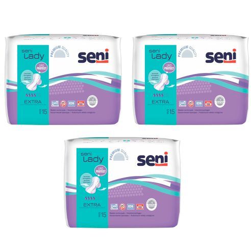 Прокладки урологические seni extra 15. Сени леди Экстра. Seni Lady Extra.