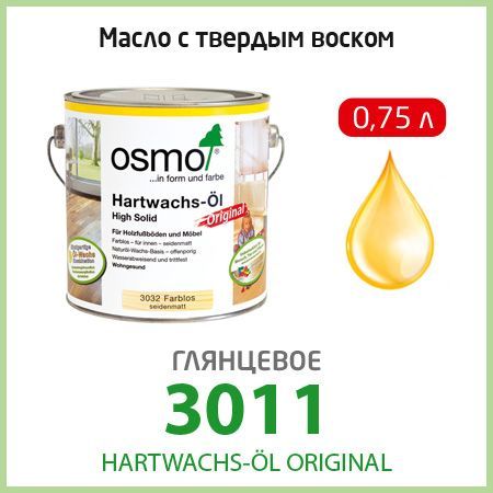 Масло с твердым воском для деревянных полов и мебели vita olio