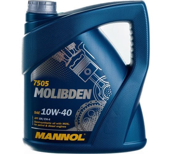 MANNOLMolibden10W-40Масломоторное,Полусинтетическое,4л