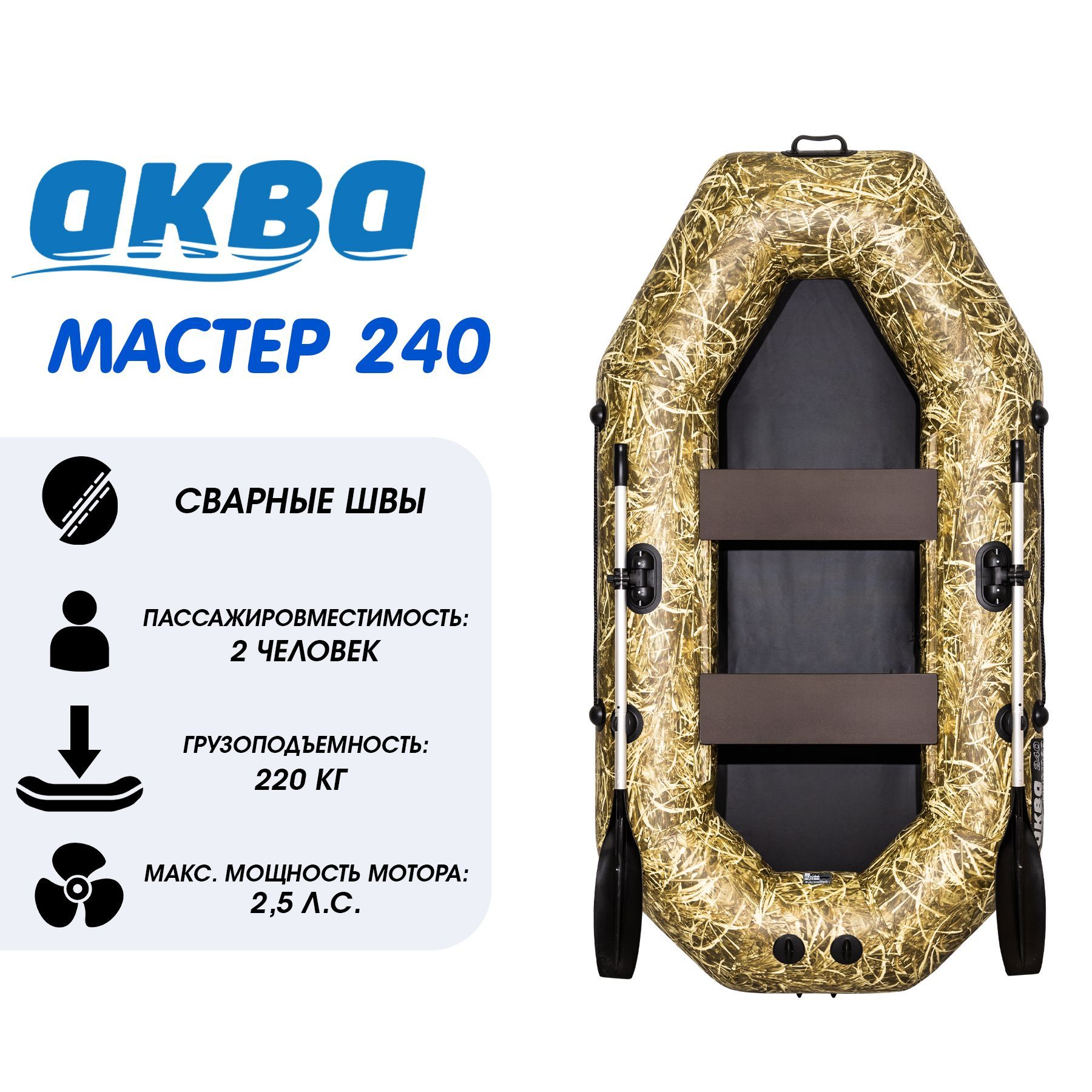 Гребные лодки ПВХ Аква Мастер купить на официальном сайте интернет-магазина irhidey.ru