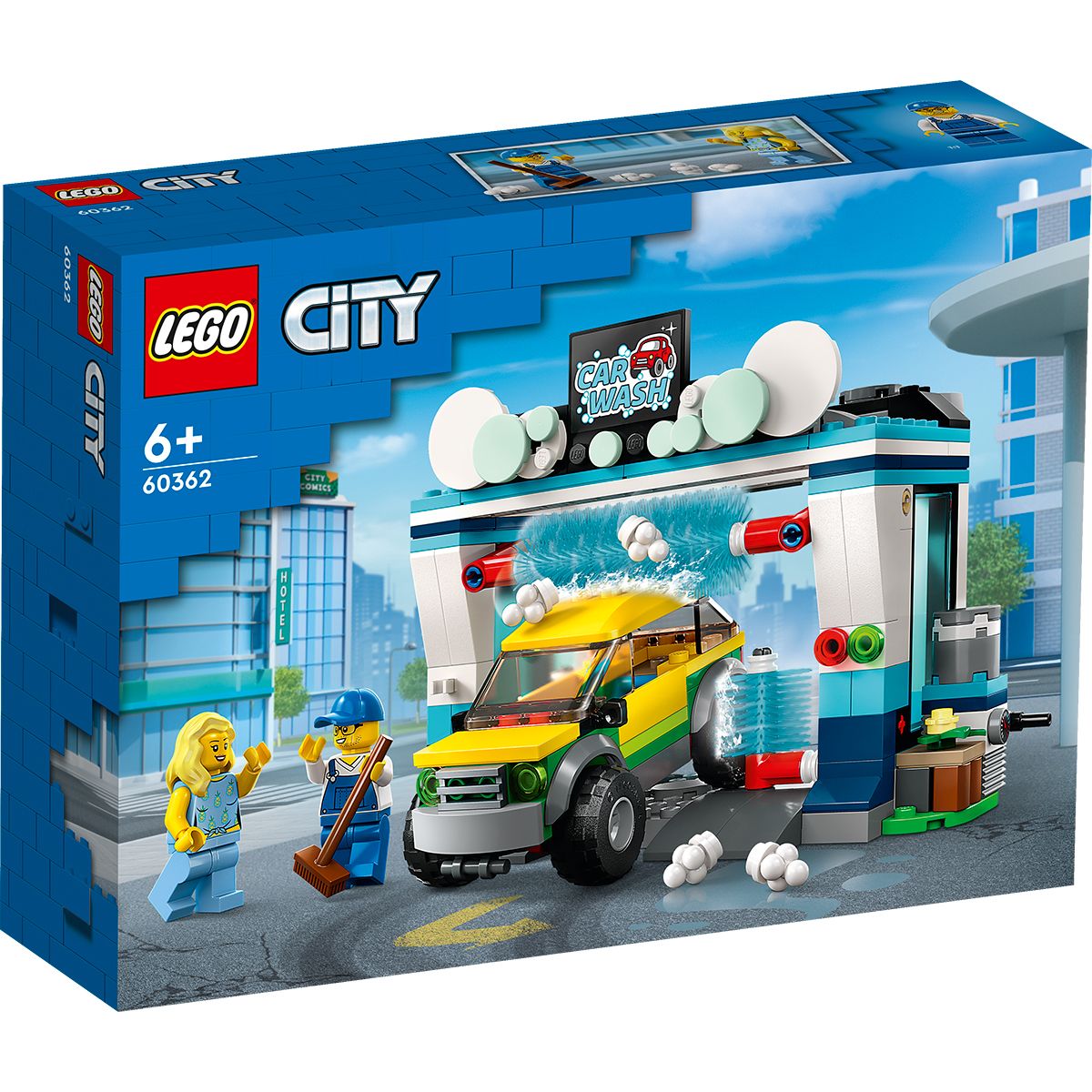 Конструктор Lego City 60362 Автомойка - купить с доставкой по выгодным  ценам в интернет-магазине OZON (1211525535)