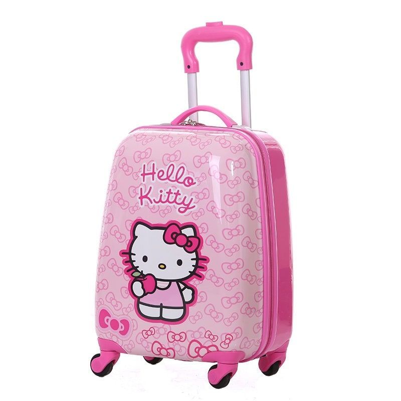 Чемодан hello kitty. Чемодан Хелло Китти. Чемодан на колесах Хеллоу Китти. Детский чемодан Хеллоу Китти. Чемодан с Хеллоу Китти черный.