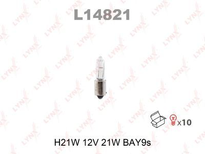 LynxAutoL14821Лампанакаливания(H21W12V21WBAY9s)-1шт