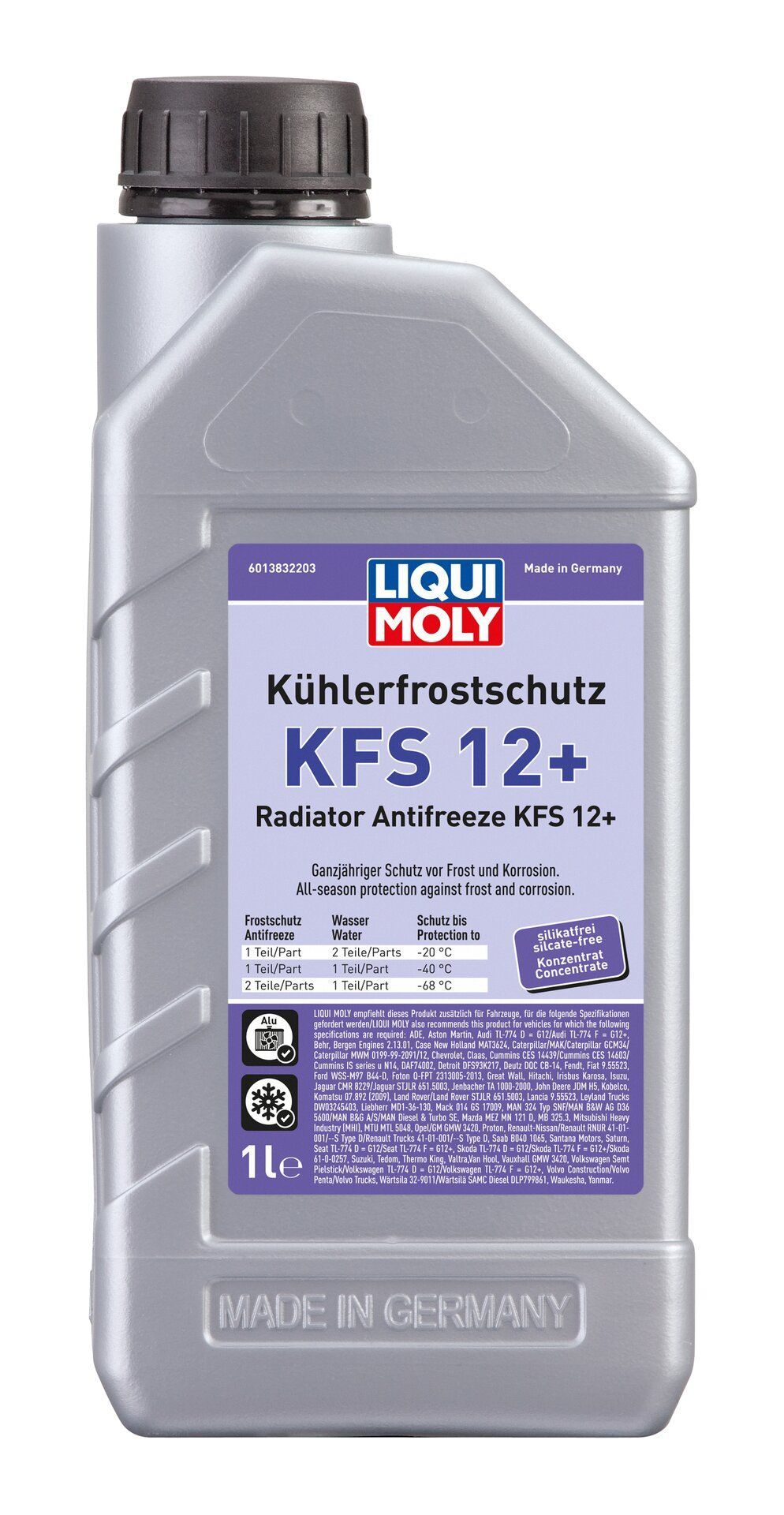 Антифриз-концентрат Liqui Moly "Kuhlerfrostschutz KFS 12+", G12+, 1л