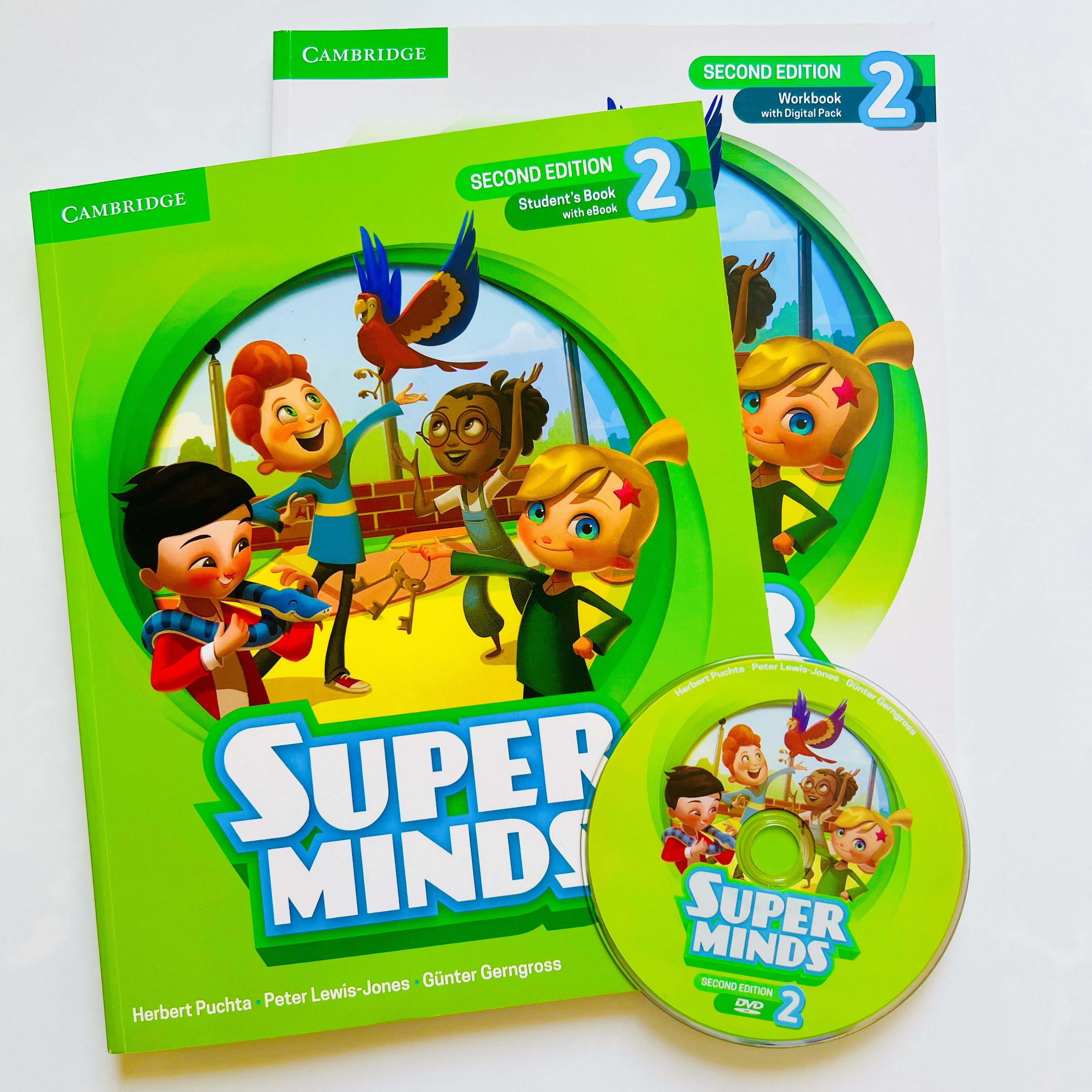 Super Minds 2 Second Edition (Полный комплект) учебник +рабочая тетрадь +  диск | Herbert Puchta